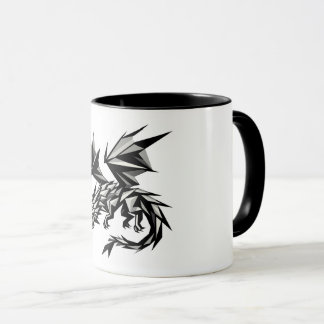 Mug Dragón poligonal