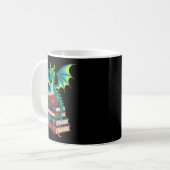 Mug Dragon Reading Books Fantasy Lovers Mythical Creat (Devant gauche)