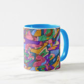 Mug Dragon Ride, Original Abstrait (Devant droit)