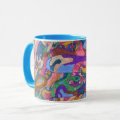 Mug Dragon Ride, Original Abstrait (Devant gauche)