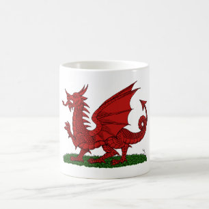 Mug Dragon rouge du Pays de Galles