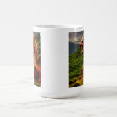 Mug Dragon rouge gallois - Symbole de force et d'hérit (Centre)