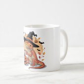 Mug Dragon rouge Halloween Witch Art (Devant droit)