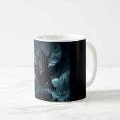 Mug Dragon sombre et médiéval (Devant droit)