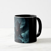Mug Dragon sombre et médiéval (Devant droit)