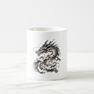 Mug Dragon Sumi-e japonais – Traditionnel japonais