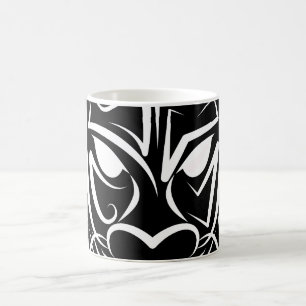 Mug Dragon tribal noir et blanc