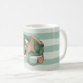 Mug dragon vert,   (Devant droit)
