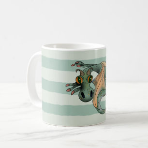 Mug dragon vert,  