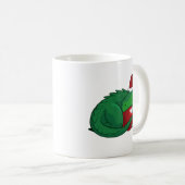 Mug Dragon vert - édition de Noël (Devant droit)