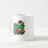 Mug Dragon vert - édition de Noël (Devant gauche)