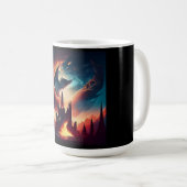 Mug Dragon volant au-dessus du Royaume (Devant droit)