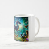 Mug Dragon volant multicolore (Devant droit)