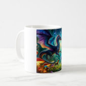 Mug Dragon volant multicolore (Devant gauche)