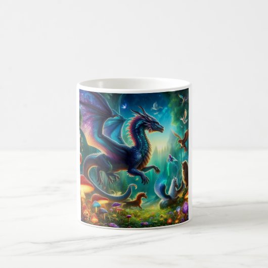 Mug Dragon volant multicolore (Centre)