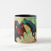 Mug Dragon vs Pegasus - Fantasy Art (Centre)
