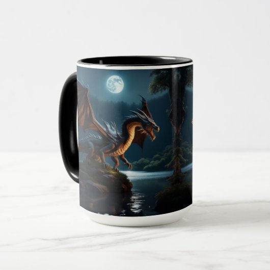 Mug Dragon Winged : (Devant gauche)