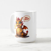 Mug Dragon You Rock (Devant gauche)