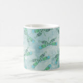 Mug Dragonflies Boho en bleu (Centre)