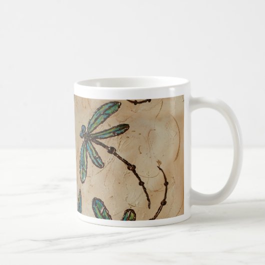 Mug Dragonflies Crème rustique (Droite)