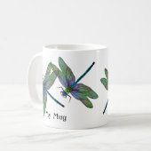 Mug Dragonflies Empereurs Colorées Personnalisées (Devant gauche)