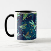 Mug Dragonflies Turquoise Combo de 15 oz (Gauche)
