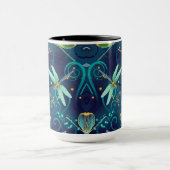 Mug Dragonflies Turquoise Combo de 15 oz (Centre)