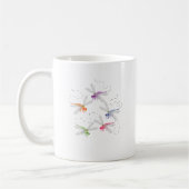 Mug Dragonflies Whimsical Cartoon Art (Gauche)