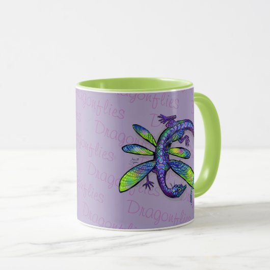 Mug Dragonfly (Devant droit)