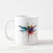 Mug Dragonfly à l'aquarelle (Gauche)