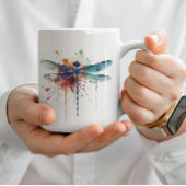 Mug Dragonfly à l'aquarelle