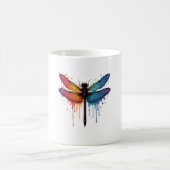 Mug Dragonfly cool sur la libellule peinte en couleur (Centre)
