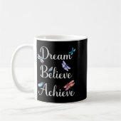 Mug Dragonfly Cote Dream Croire Atteindre Motivationne (Gauche)
