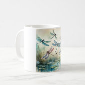 Mug Dragonfly Dance REF201 - Watercolor (Devant gauche)