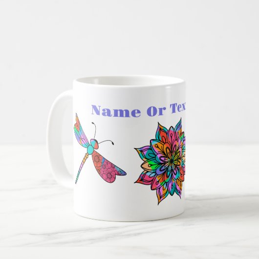 Mug Dragonfly électrique (Devant gauche)