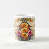 Mug Dragonfly Et Fleurs sauvages (Centre)