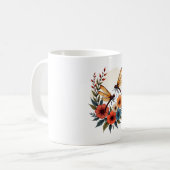 Mug Dragonfly Floral Boho (Devant gauche)