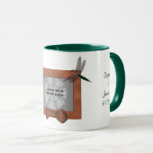 Mug Dragonfly Frame Personalized Wedding Photo  (Devant droit)