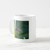 Mug Dragonfly frontale rouge et noire (Devant gauche)