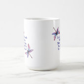 Mug Dragonfly gift Let's Be Friends Old Senile funny (Centre)