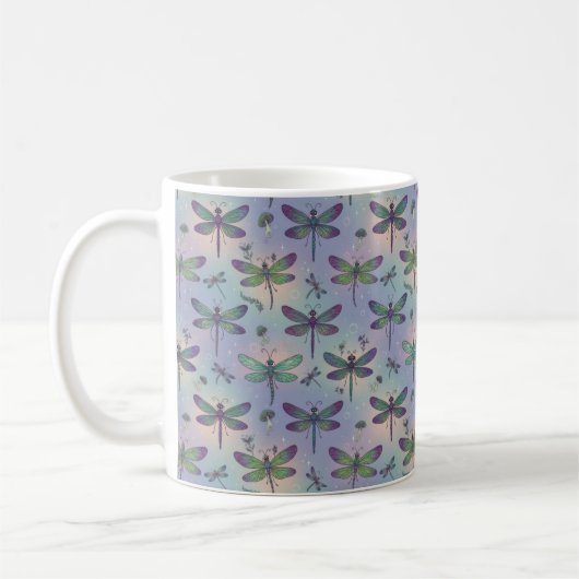 Mug Dragonfly Pattern (Gauche)