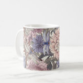 Mug Dragonfly Peony Pink Light Purple French Floral (Devant gauche)