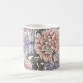 Mug Dragonfly Peony Pink Light Purple French Floral (Centre)