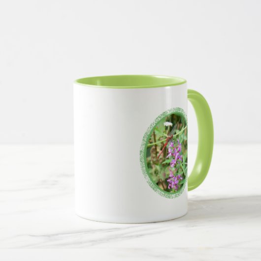 Mug Dragonfly rouge (Devant droit)