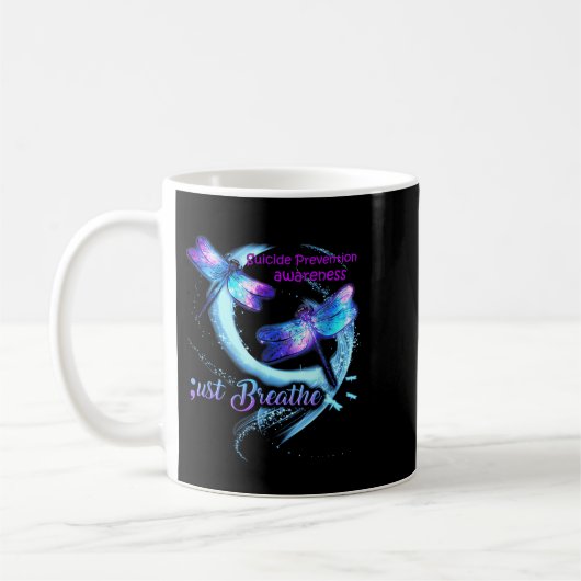 Mug Dragonfly Suicide Prévention Sensibilisation Guerr (Gauche)