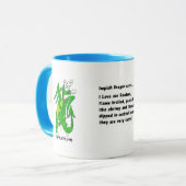 Mug DragonLaffs.com - dragon riant (Devant gauche)