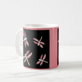Mug Dragonlies roses (Devant gauche)