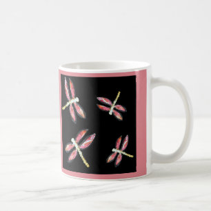 Mug Dragonlies roses
