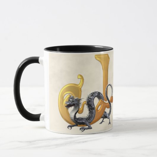 Mug Dragonlore J initial (Gauche)