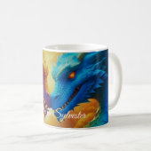 Mug Dragons colorés en amour (Devant droit)